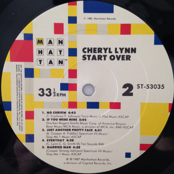 Start Over - secondary