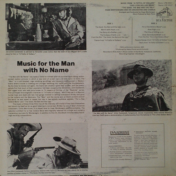Hugo Montenegro And His Orchestra - Music From "A Fistful Of Dollars" & "For A Few Dollars More" & "The Good, The Bad And The Ugly"