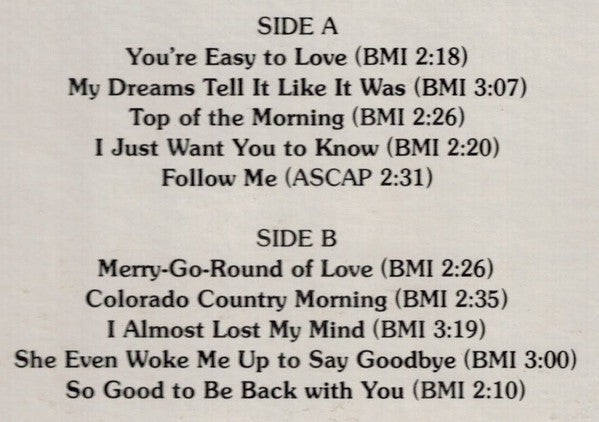 Hank Snow - You're Easy To Love