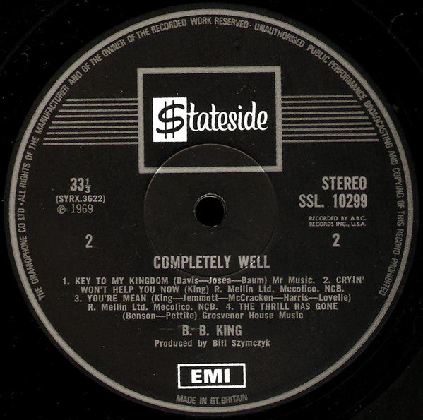 B.B. King - Completely Well