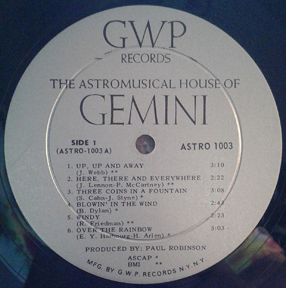 The Astromusical House Of Gemini - secondary