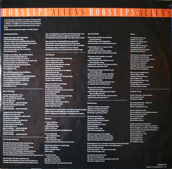 Horslips - Aliens