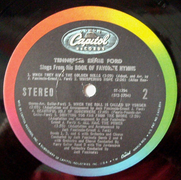 Tennessee Ernie Ford - Tennessee Ernie Ford Sings From His Book Of Favorite Hymns