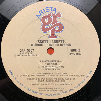 Scott Jarrett - Without Rhyme Or Reason