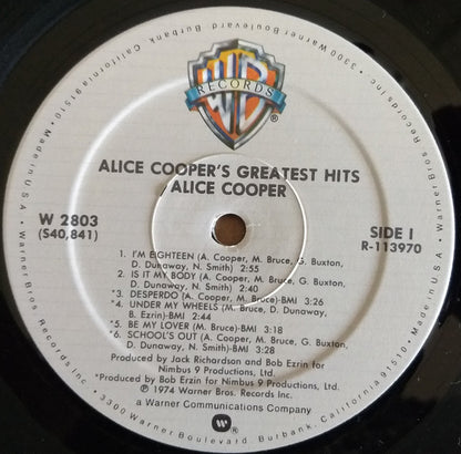 Alice Cooper's Greatest Hits - secondary