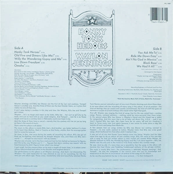 Honky Tonk Heroes - secondary