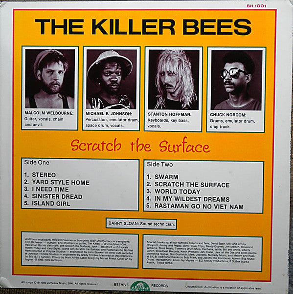 The Killer Bees - Scratch The Surface