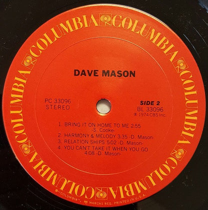 Dave Mason - secondary