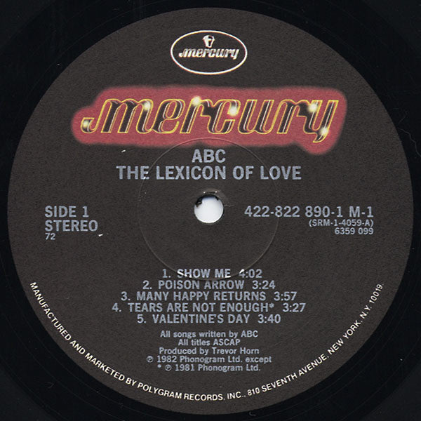 ABC - The Lexicon Of Love