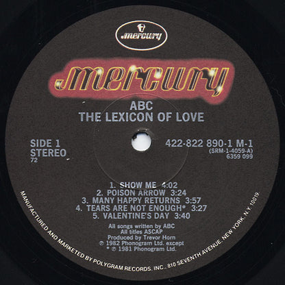 ABC - The Lexicon Of Love