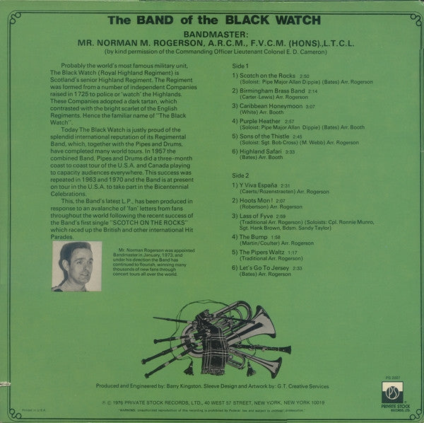 The Band Of The Black Watch - Scotch On The Rocks