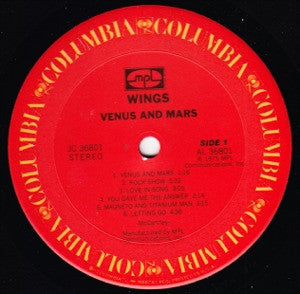Venus And Mars - secondary