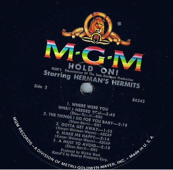 Herman's Hermits - Hold On!