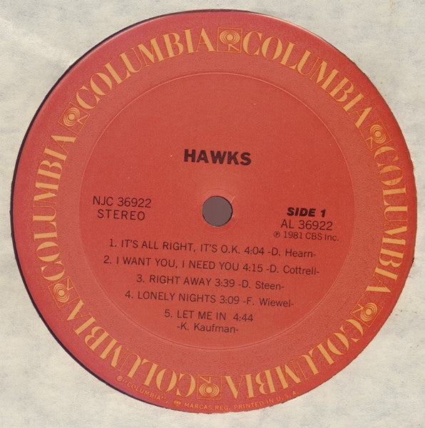 Hawks - secondary