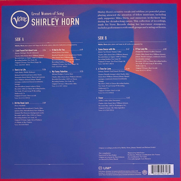 Great Women Of Song: Shirley Horn - secondary