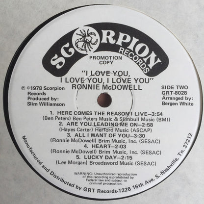 I Love You, I Love You, I Love You - secondary