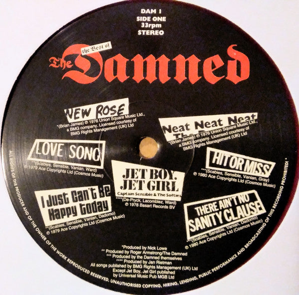 Another Great Record From The Damned: The Best Of The Damned - secondary