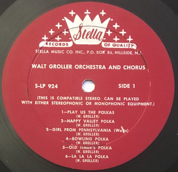 Walt Groller And His Orchestra - The Gals In Pennsyltucky