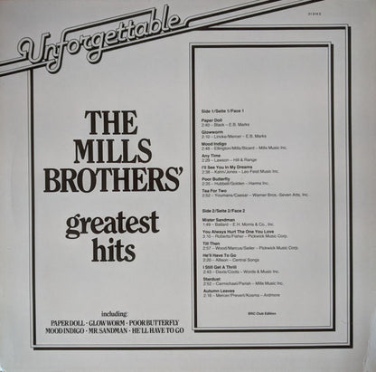 The Mills Brothers - The Mills Brothers' Greatest Hits