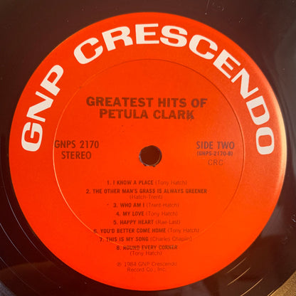 Greatest Hits Of Petula Clark - secondary