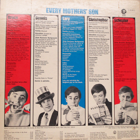 Every Mothers' Son - secondary