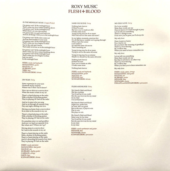 Flesh + Blood - secondary