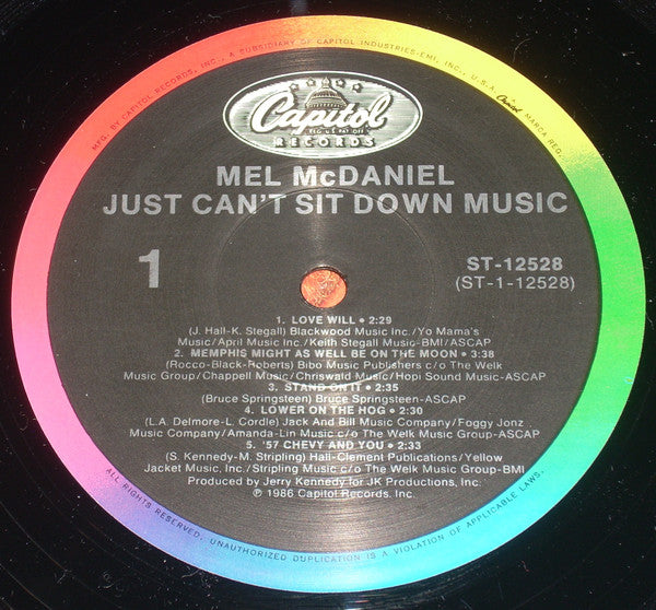 Just Can't Sit Down Music - secondary