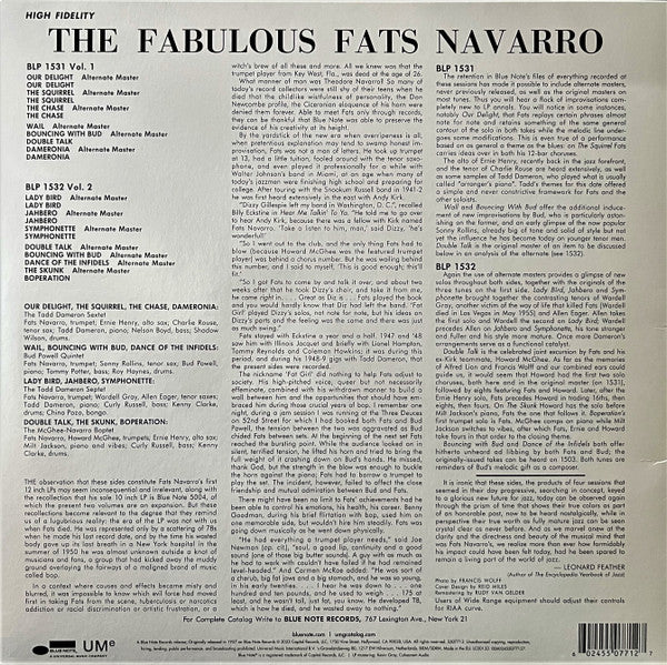 The Fabulous Fats Navarro Volume 1 - secondary