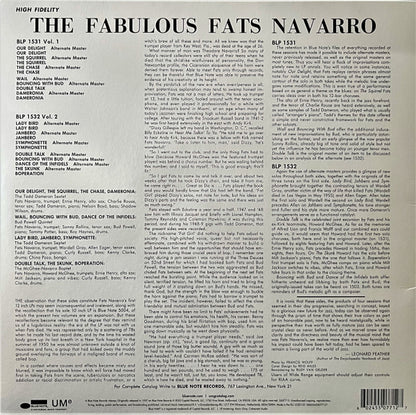 The Fabulous Fats Navarro Volume 1 - secondary