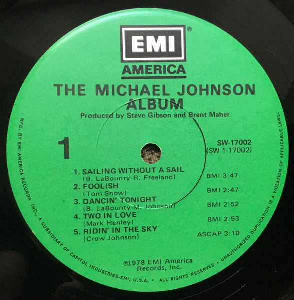 The Michael Johnson Album - secondary