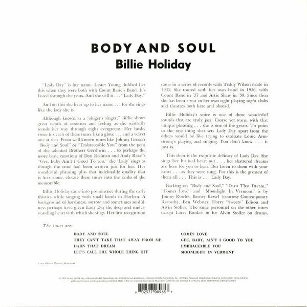Body And Soul - secondary