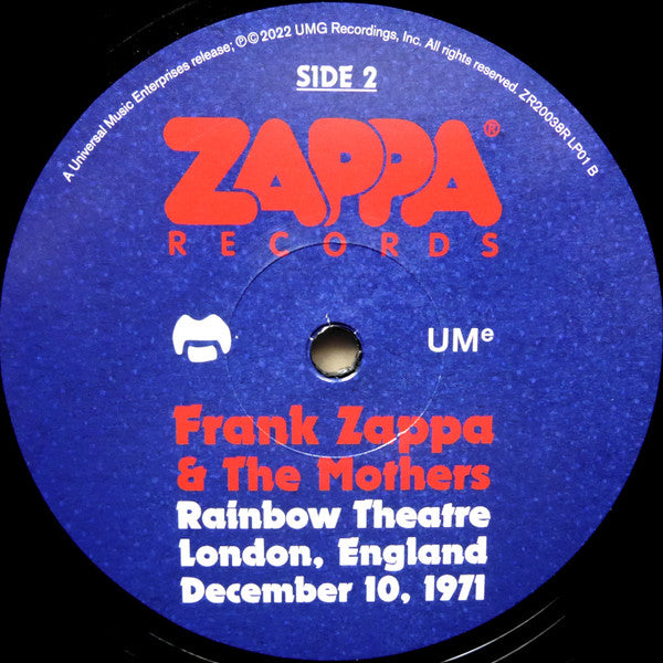 Rainbow Theatre London, England December 10, 1971 - secondary
