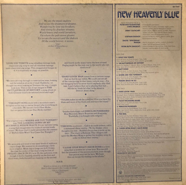 New Heavenly Blue - New Heavenly Blue
