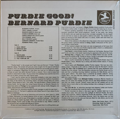 Purdie Good! - secondary