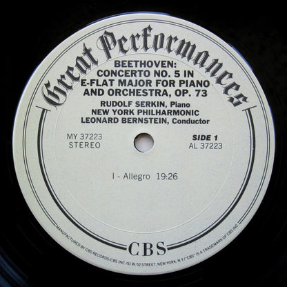 Ludwig van Beethoven, Rudolf Serkin, Leonard Bernstein, New York Philharmonic - "Emperor" Piano Concerto No. 5