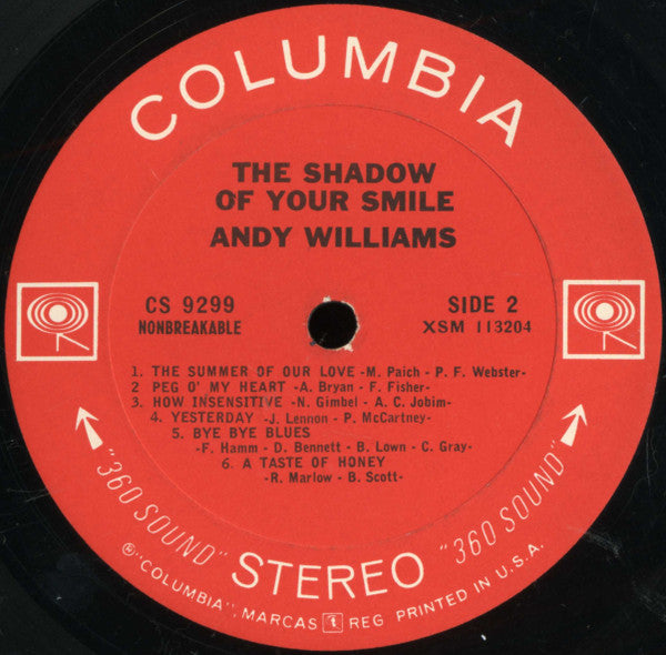 Andy Williams - The Shadow Of Your Smile