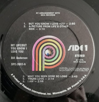 Bill Anderson - My Life/But You Know I Love You