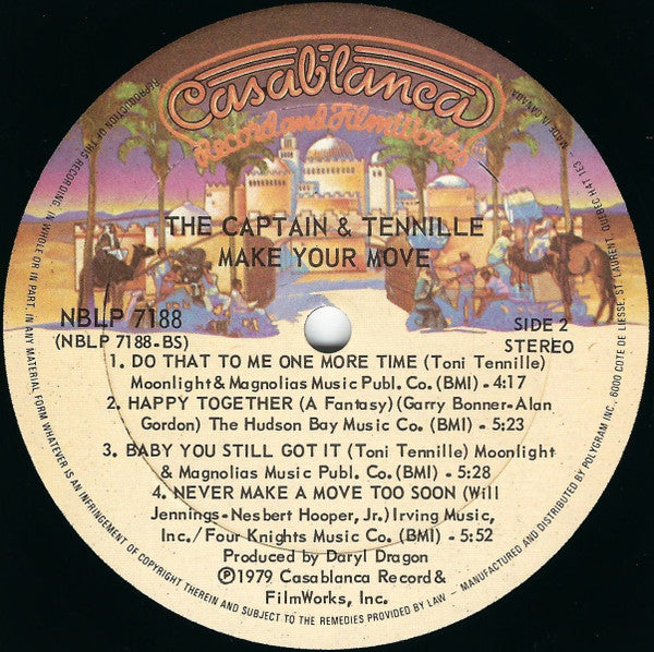 Captain And Tennille - Make Your Move