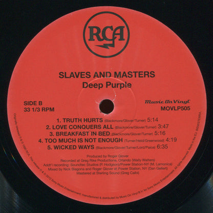 Slaves And Masters - secondary