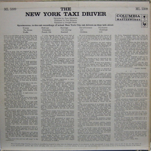 The New York Taxi Driver - secondary
