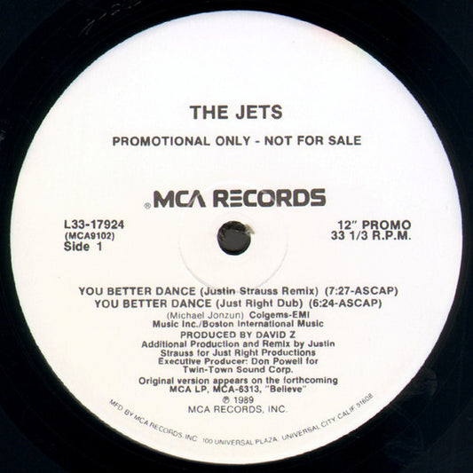 The Jets - You Better Dance