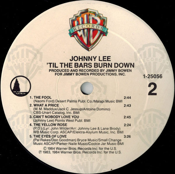 'Til The Bars Burn Down - secondary