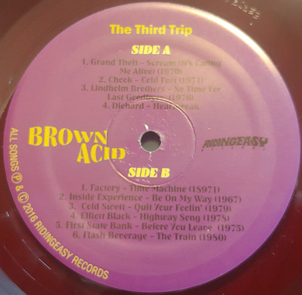 Brown Acid: The Third Trip (Heavy Rock From The Underground Comedown) - secondary