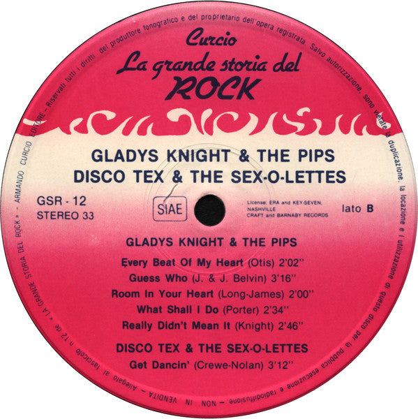 The Everly Brothers / The Beach Boys / Gladys Knight / Disco Tex - secondary
