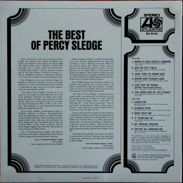 The Best Of Percy Sledge - secondary