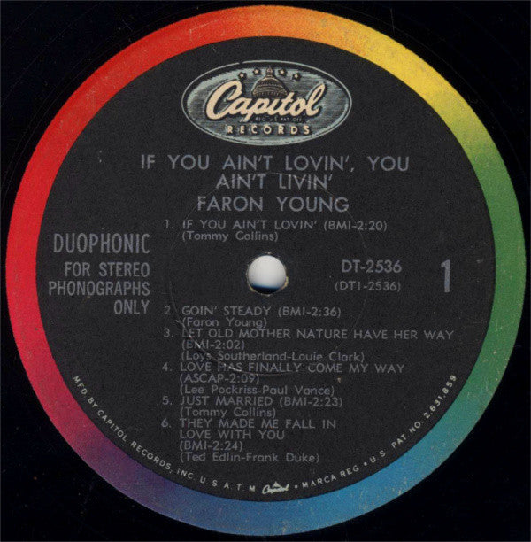 Faron Young - If You Ain't Lovin' You Ain't Livin'