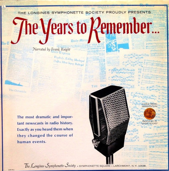 The Years To Remember... - primary