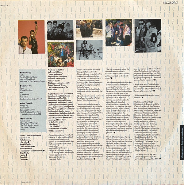 Frankie Goes To Hollywood - Welcome To The Pleasuredome