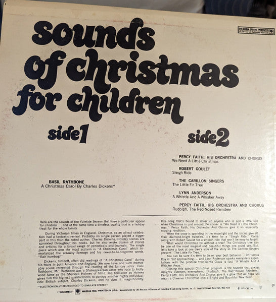 Sounds Of Christmas For Children - secondary