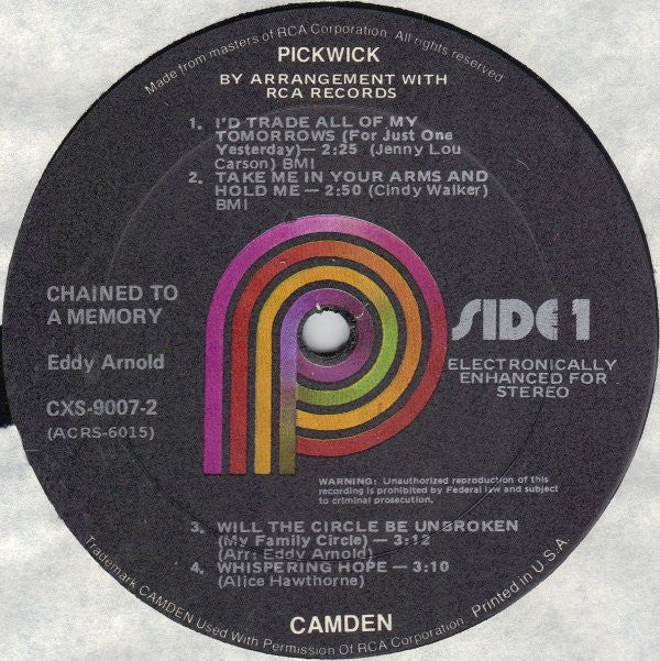 Eddy Arnold - Chained To A Memory